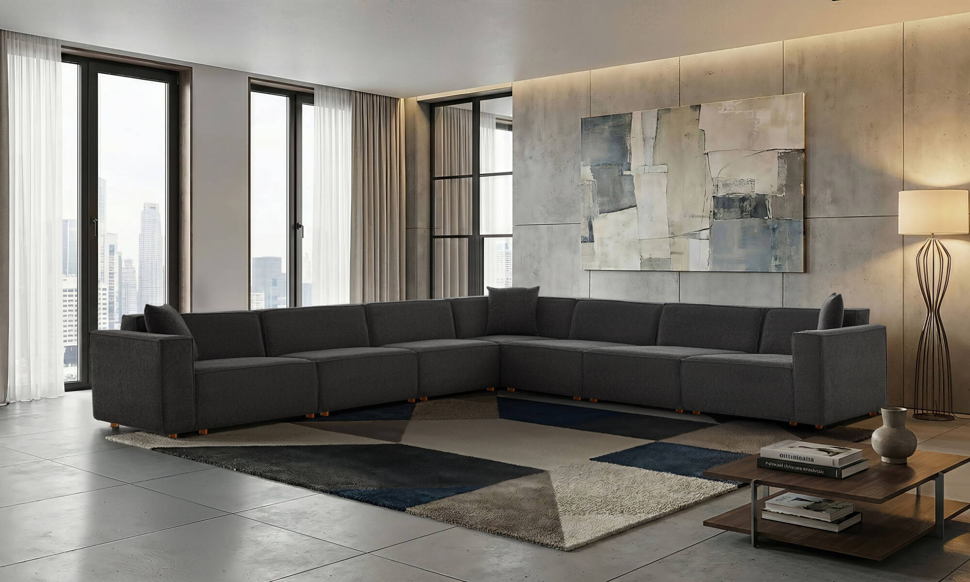 Asana 6 Tekli Köşe - Bukle - 2