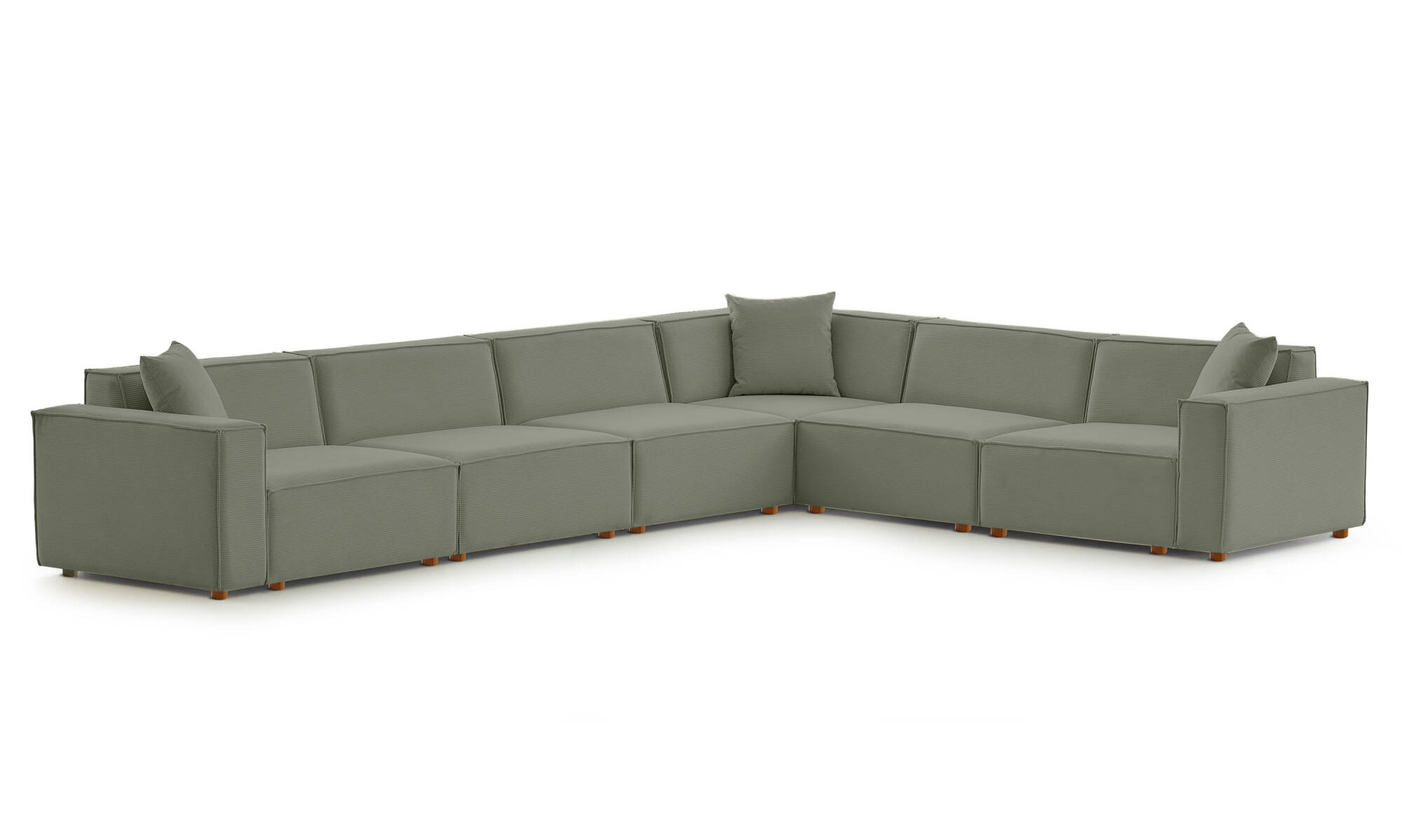 Asana Beş Tekli Köşe Koltuk Takım Ürünü - 5