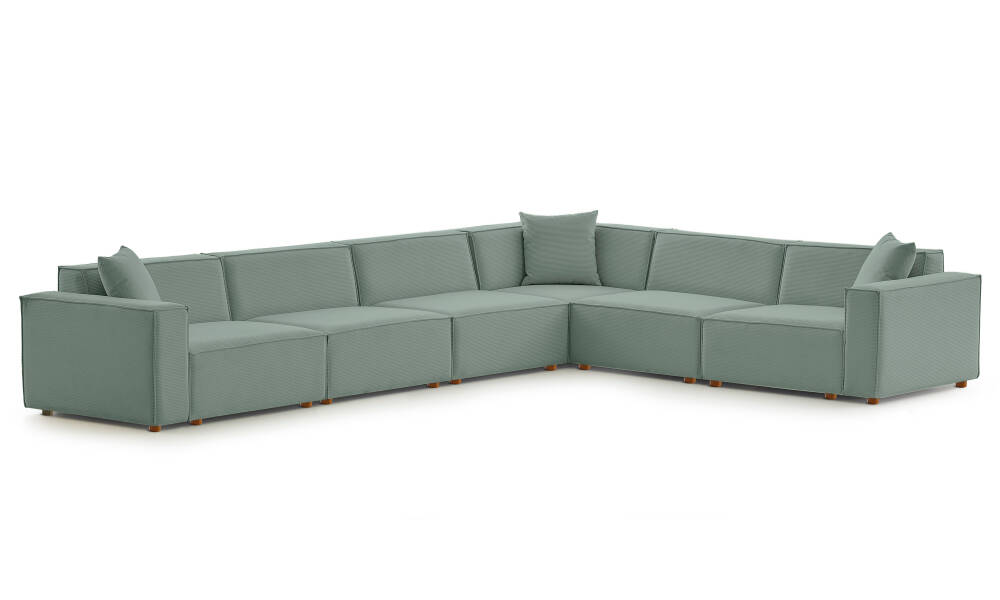 Asana Beş Tekli Köşe Koltuk Takım Ürünü (1)