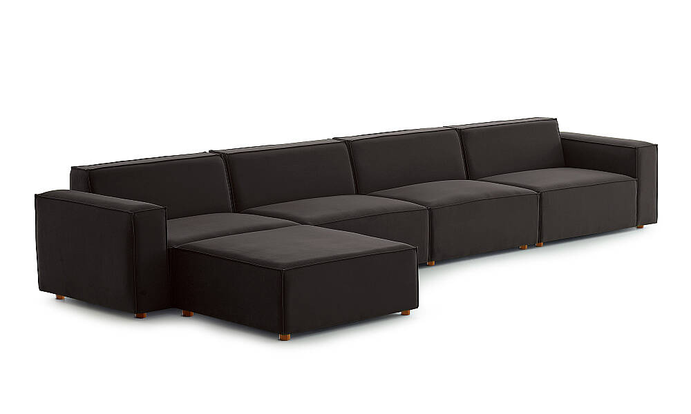 Asana Dört Tekli Koltuk ve Puf Takım Ürünü - 13