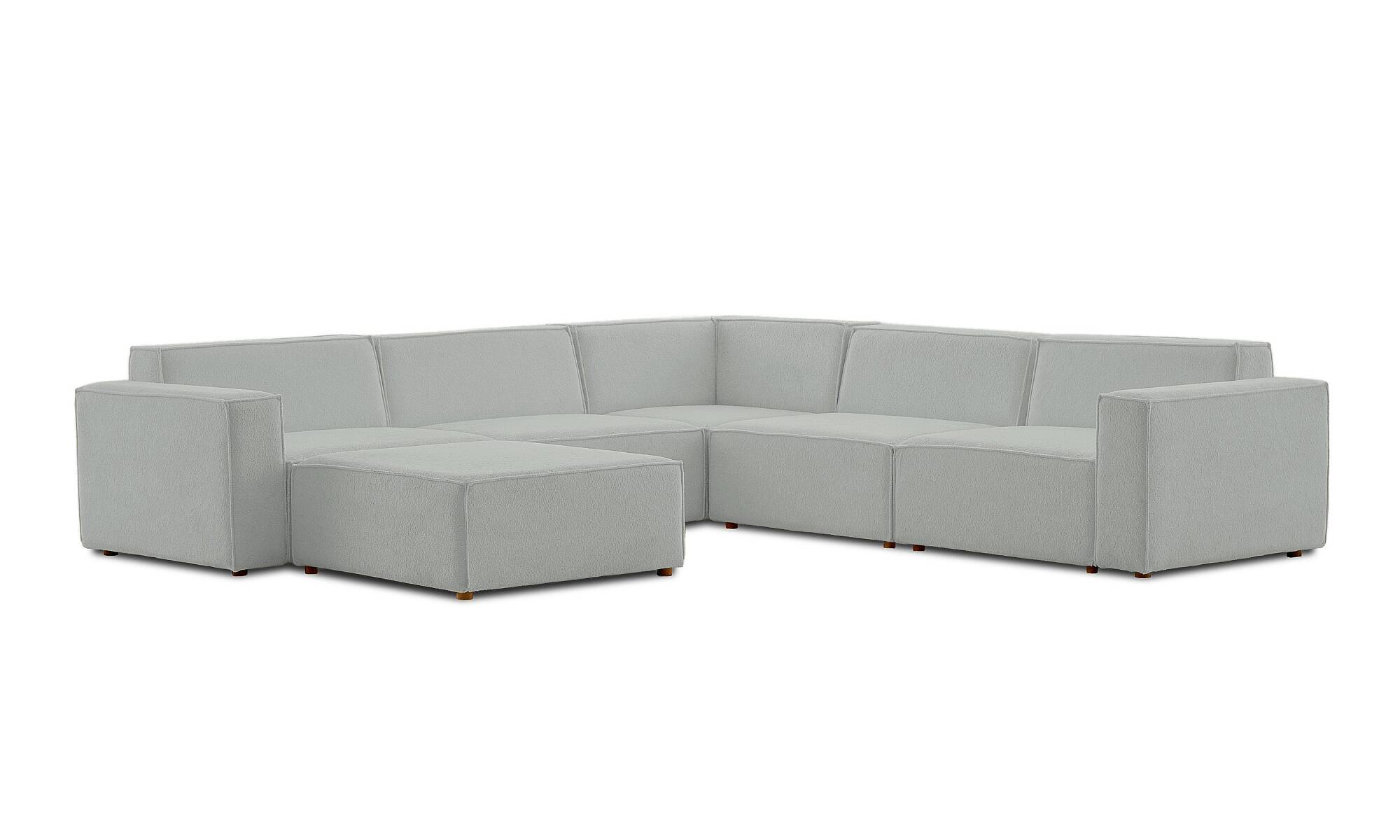 Asana Dört Tekli Köşe ve Puf Takım Ürünü - 1