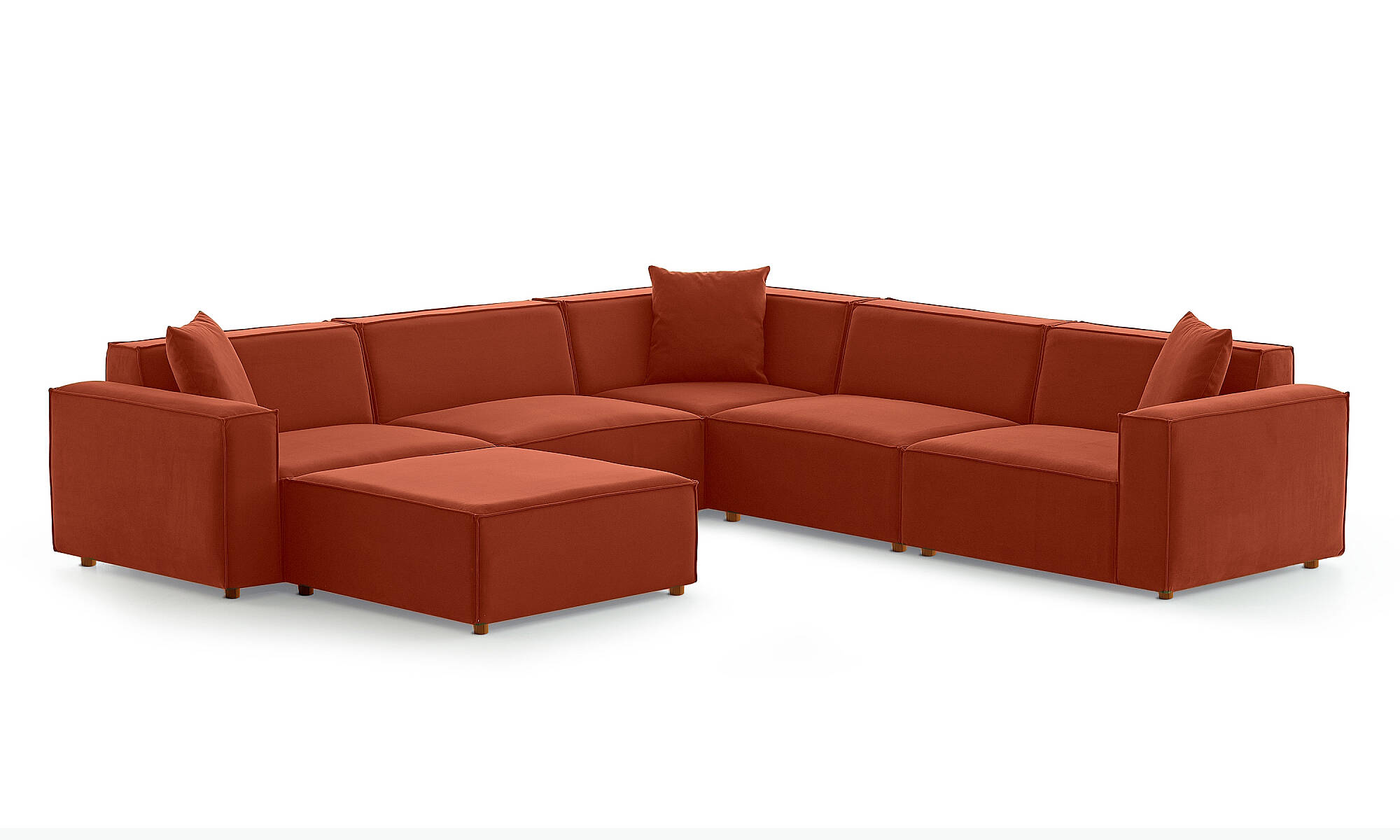 Asana Dört Tekli Köşe ve Puf Takım Ürünü - 18