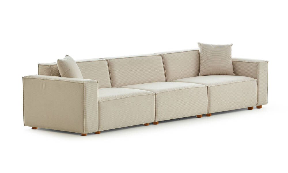 Asana 3 Tekli - Fitilli Kadife