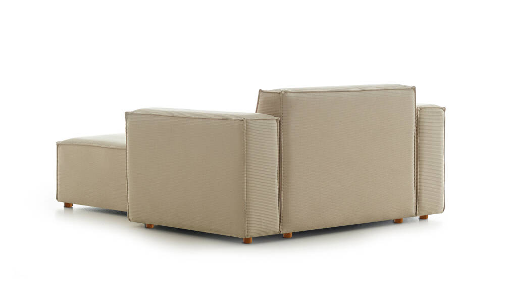 Asana Tekli ve Puf - Fitilli Kadife - 10