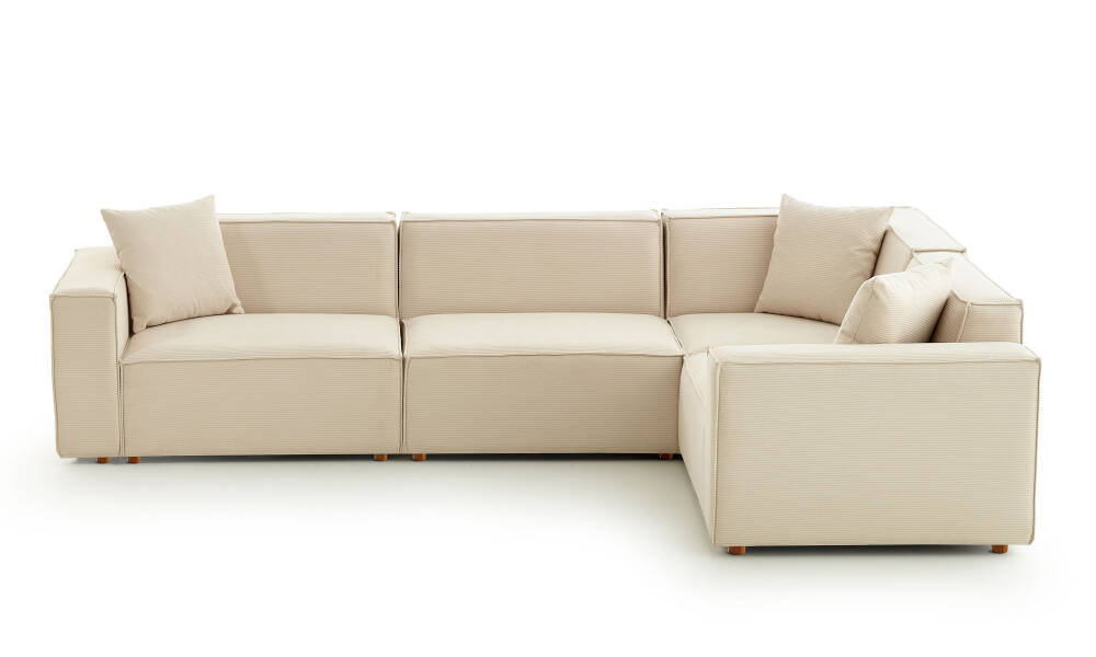 Asana 3 Tekli Köşe - Fitilli Kadife - 3