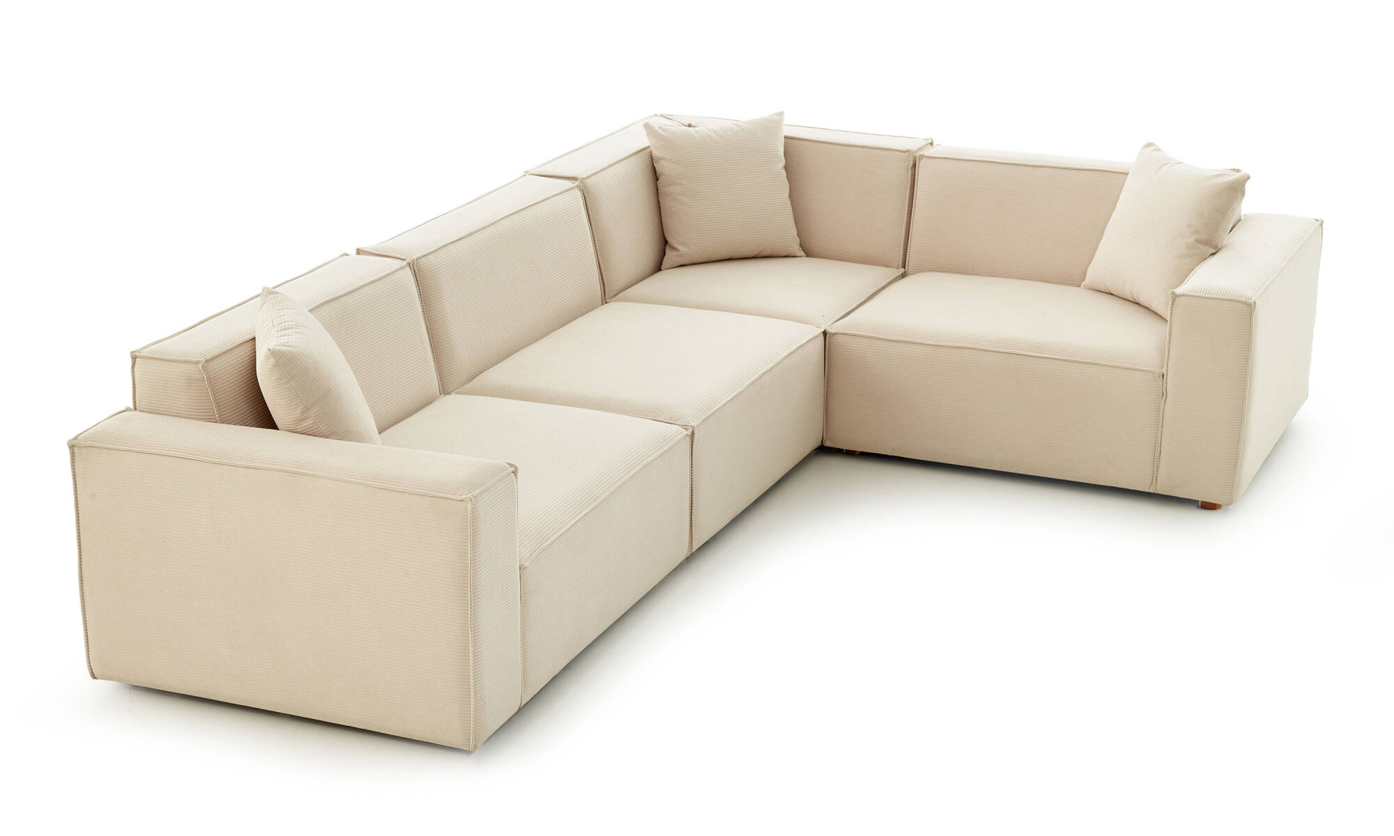 Asana 3 Tekli Köşe - Fitilli Kadife - 6