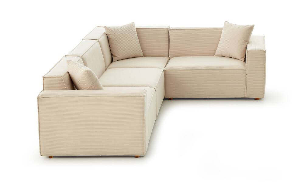 Asana 3 Tekli Köşe - Fitilli Kadife - 7