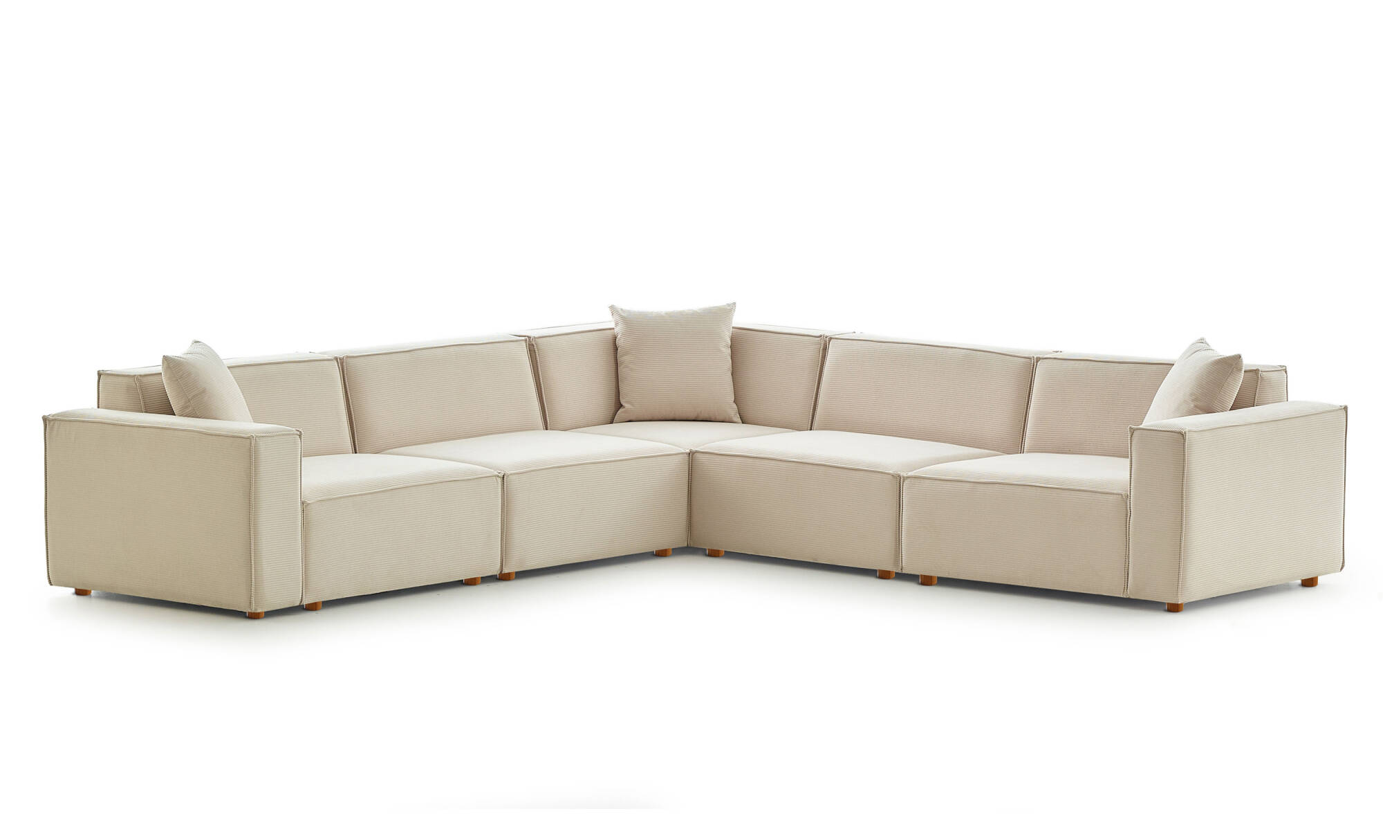 Asana 4 Tekli Köşe - Fitilli Kadife - 1