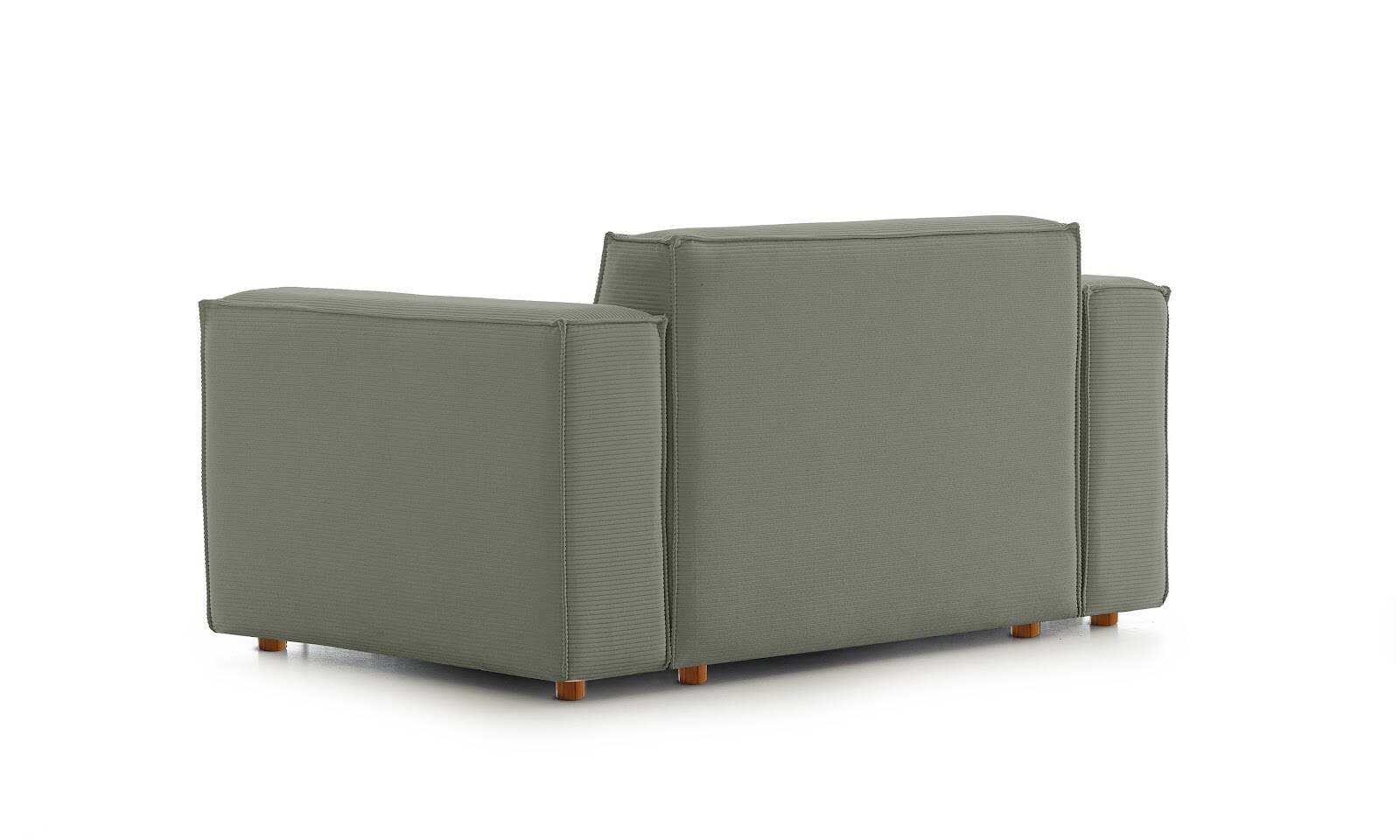 Asana Tekli Fitilli Kadife Su Yeşili - 6