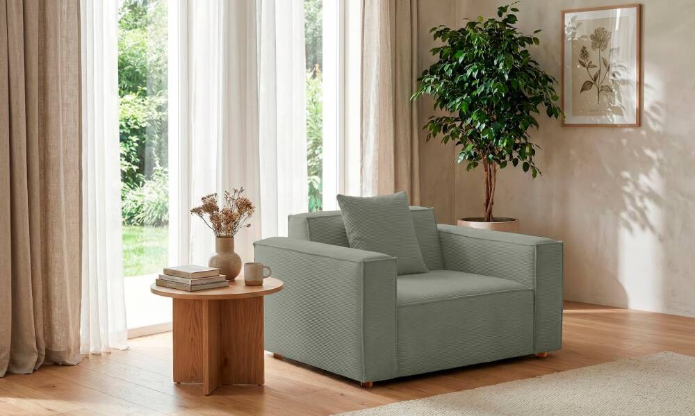 Asana Tekli Fitilli Kadife Su Yeşili (1)