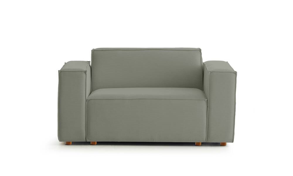 Asana Tekli Fitilli Kadife Su Yeşili