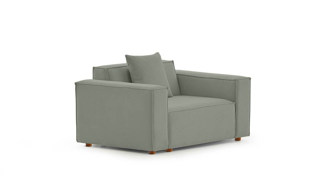 Asana Tekli Fitilli Kadife Su Yeşili - 4