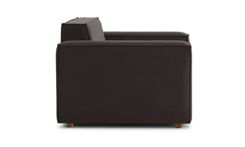 Asana Tekli Kadife Antrasit - 3