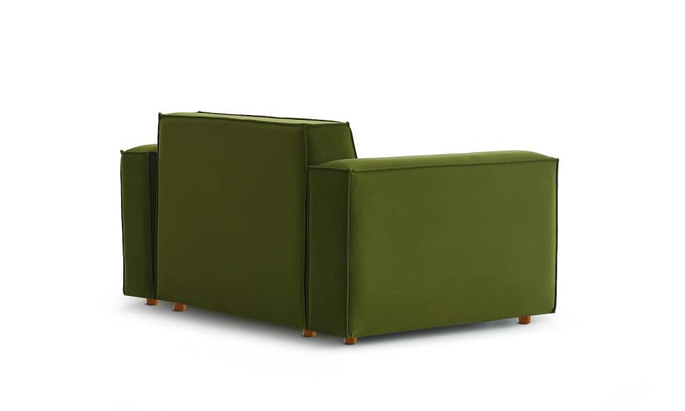 Asana Tekli Kadife Yeşil - 6