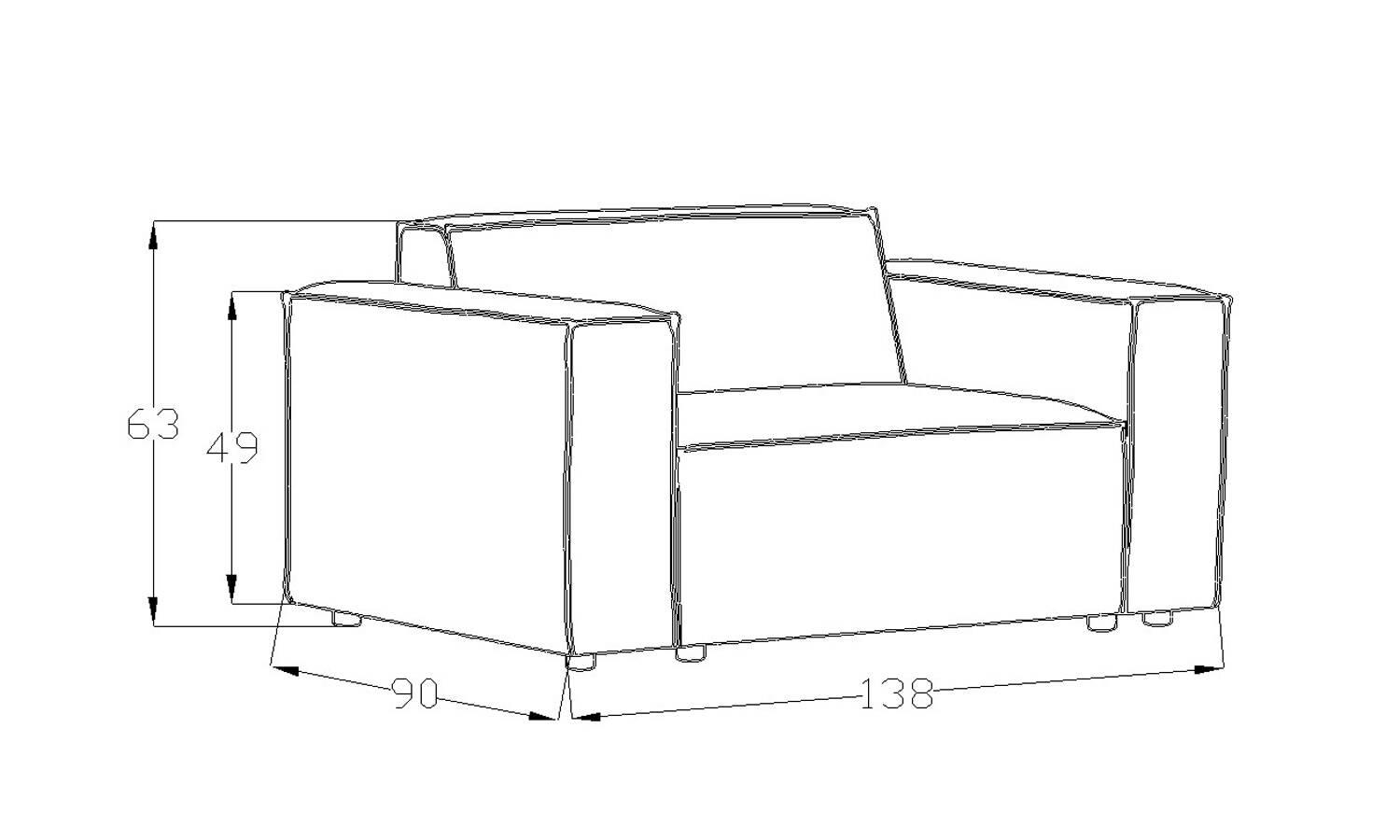 Ölçüler - Asana Tekli Kadife Yeşil