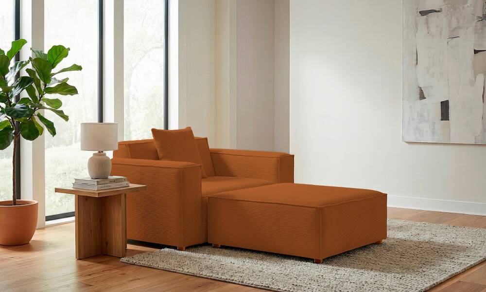 Asana Tekli Puf Fitilli Kadife Kiremit (1)