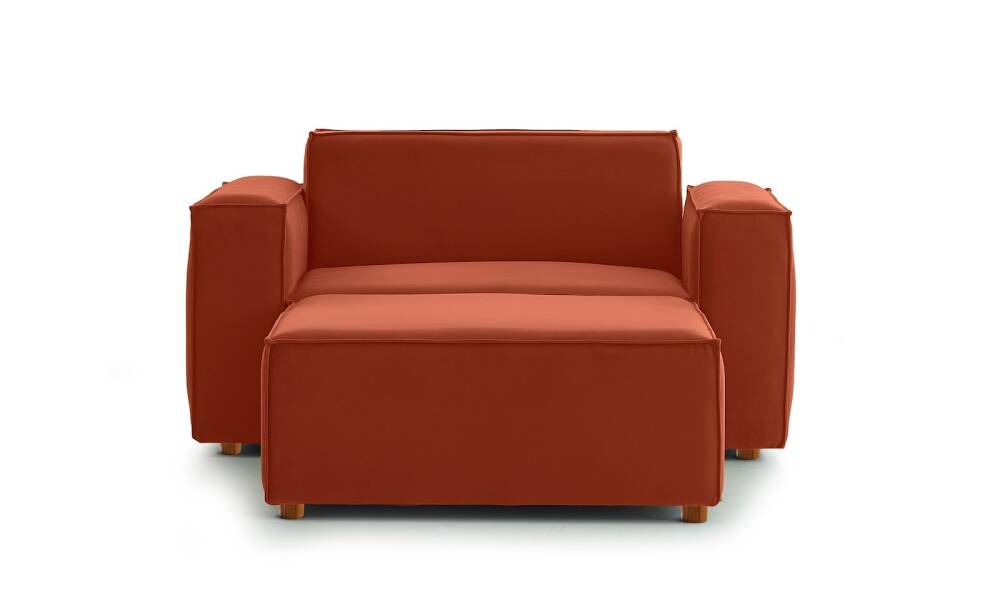 Asana TekliPuf Kadife Kiremit