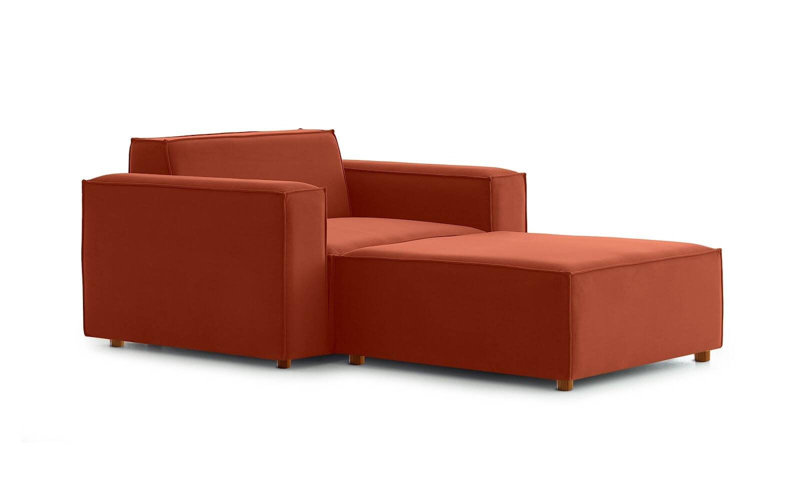 Asana TekliPuf Kadife Kiremit - 2