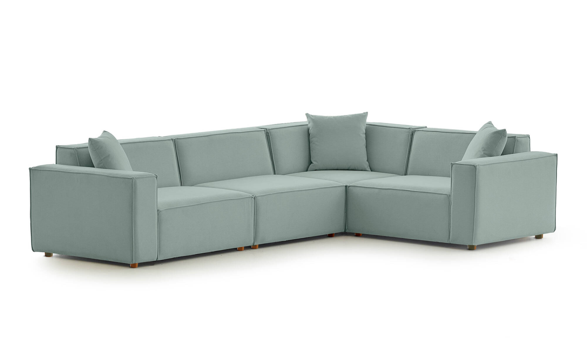 Asana Üç Tekli Koltuk ve Puf Takım Ürünü - 4