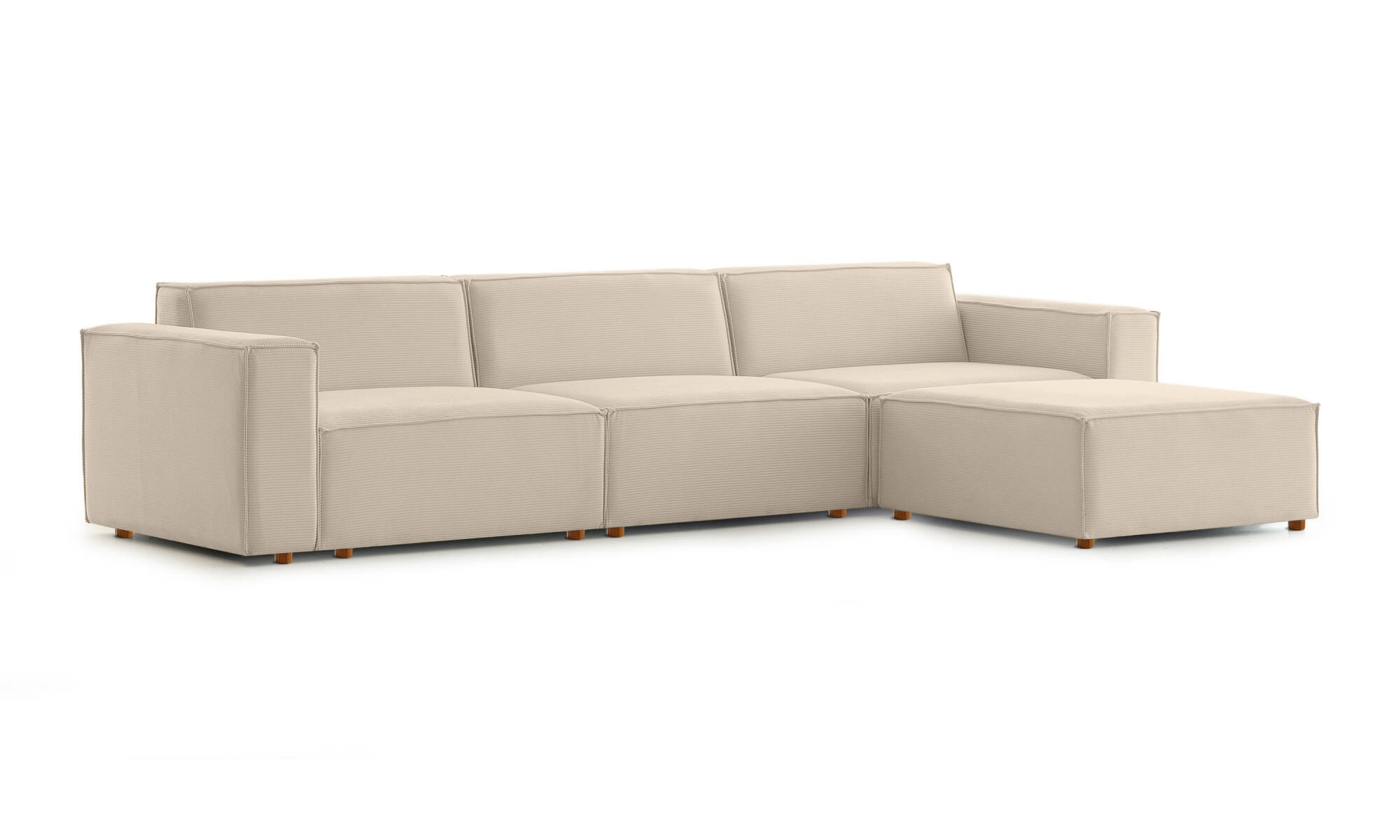 Asana Üç Tekli Koltuk ve Puf Takım Ürünü - 8