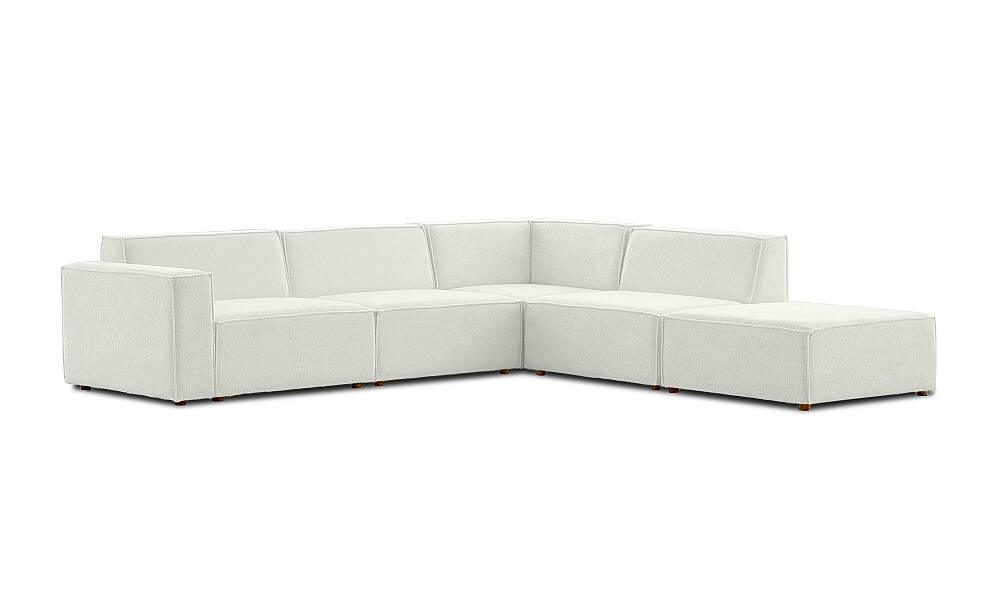 Asana Üç Tekli Köşe Koltuk ve Puf Takım Ürünü - 10