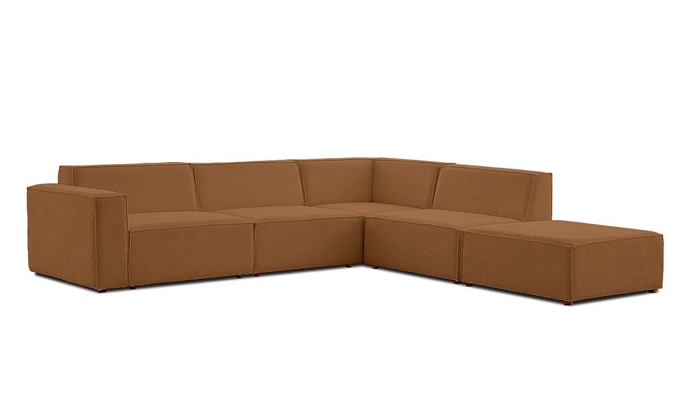 Asana Üç Tekli Köşe Koltuk ve Puf Takım Ürünü - 11