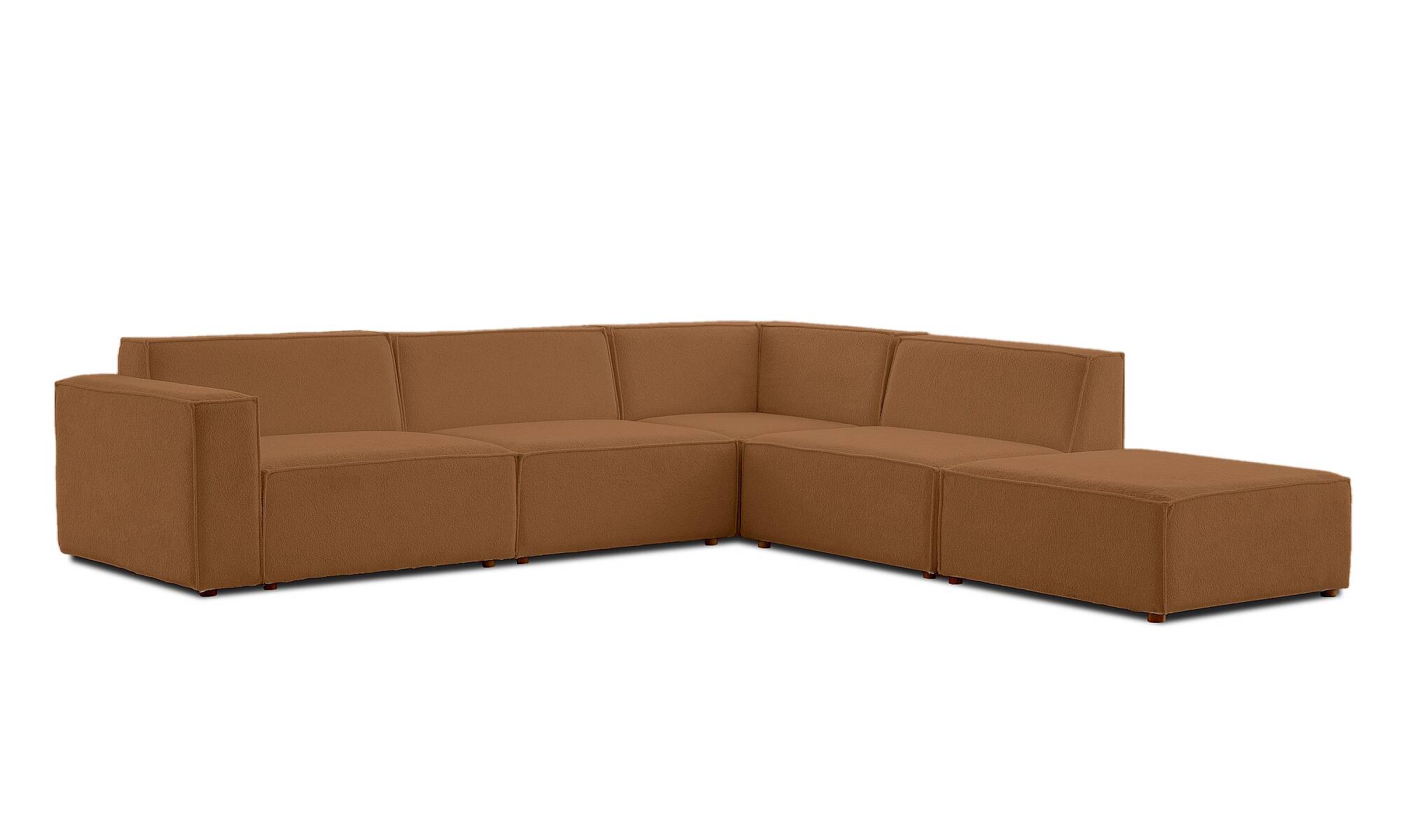 Asana Üç Tekli Köşe Koltuk ve Puf Takım Ürünü - 11