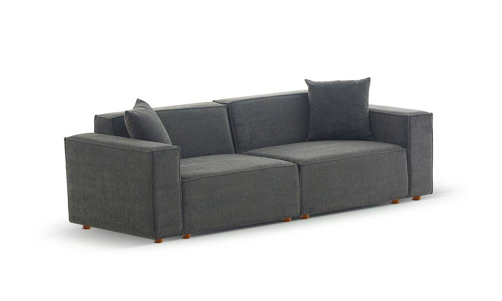 Asana Üçlü Bukle Antrasit - 4