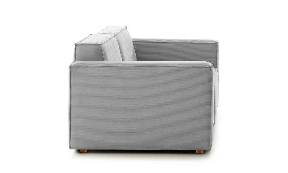 Asana Üçlü Fitilli Kadife Gri - 8