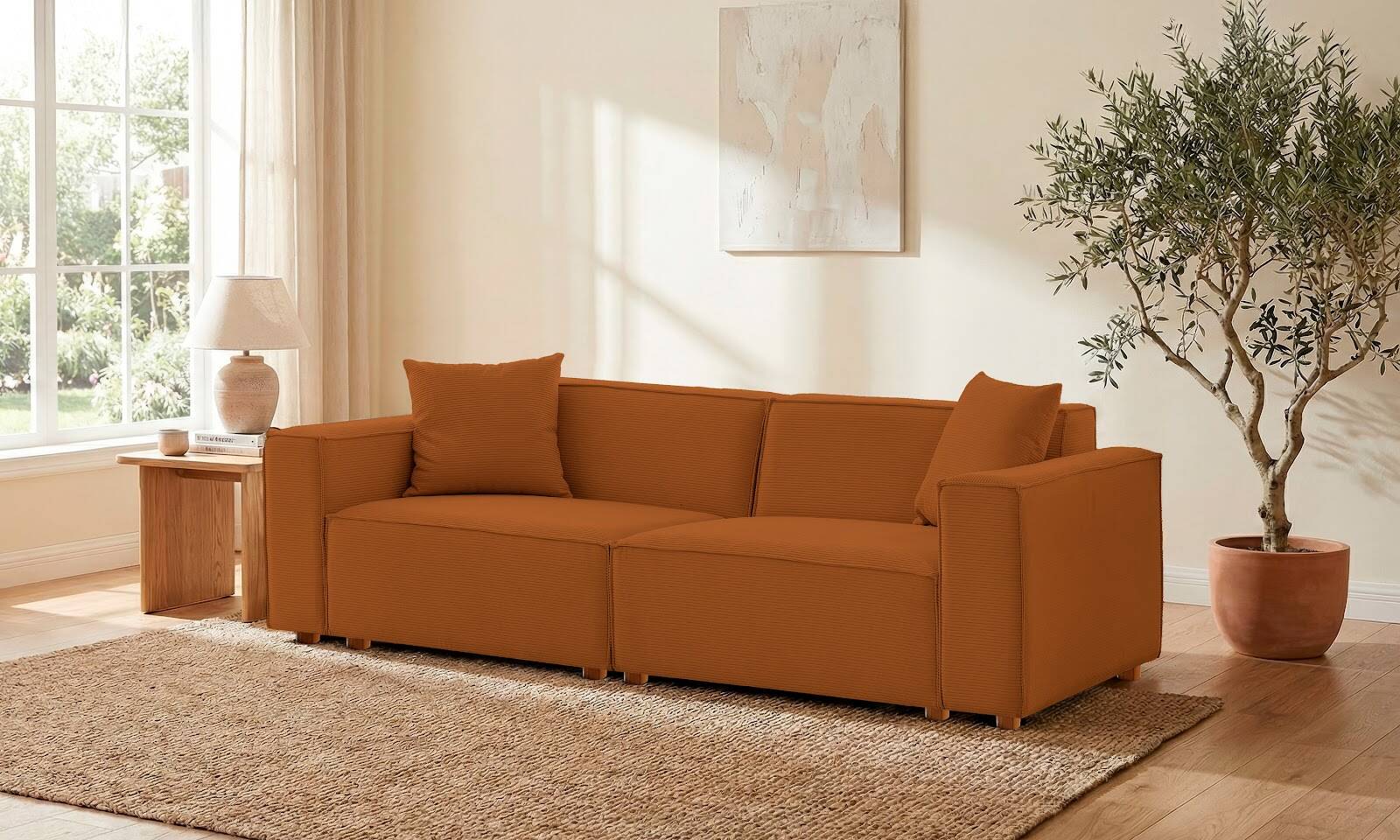 Asana Üçlü Fitilli Kadife Kiremit - 2