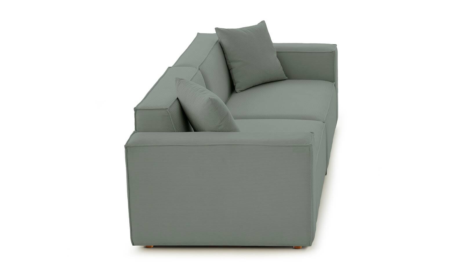 Asana Üçlü Fitilli Kadife Pastel Mavi - 6