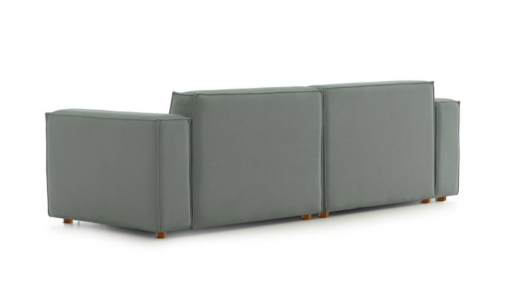 Asana Üçlü Fitilli Kadife Pastel Mavi - 8