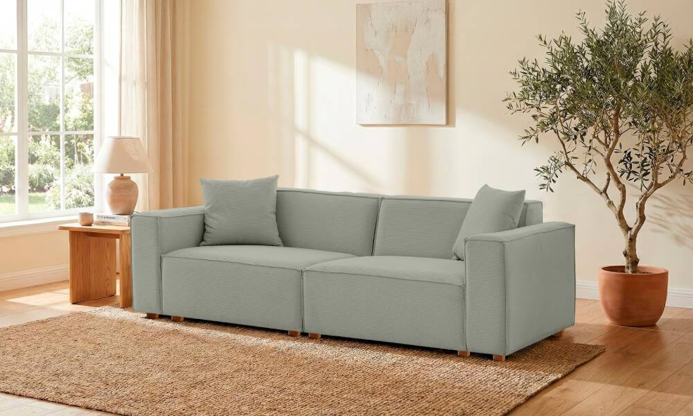 Asana Üçlü Fitilli Kadife Su Yeşili (1)