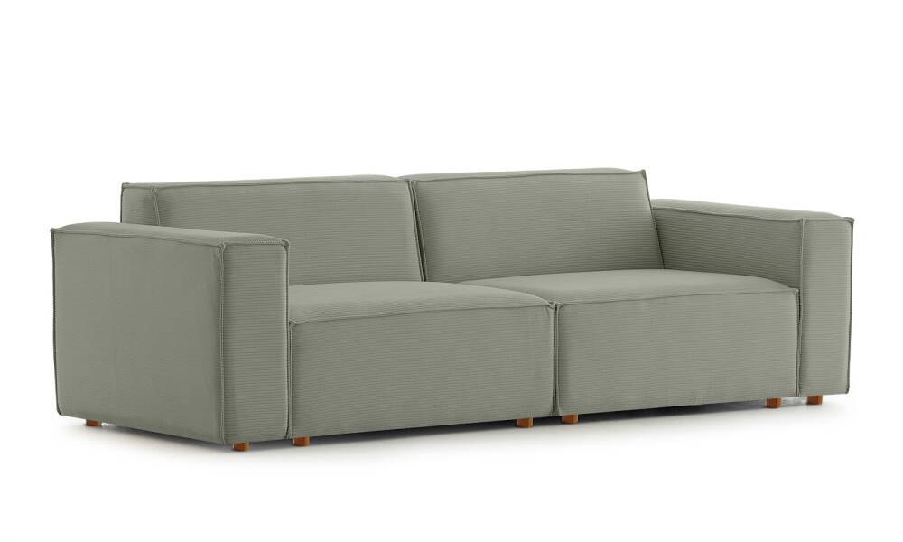 Asana Üçlü Fitilli Kadife Su Yeşili - 4