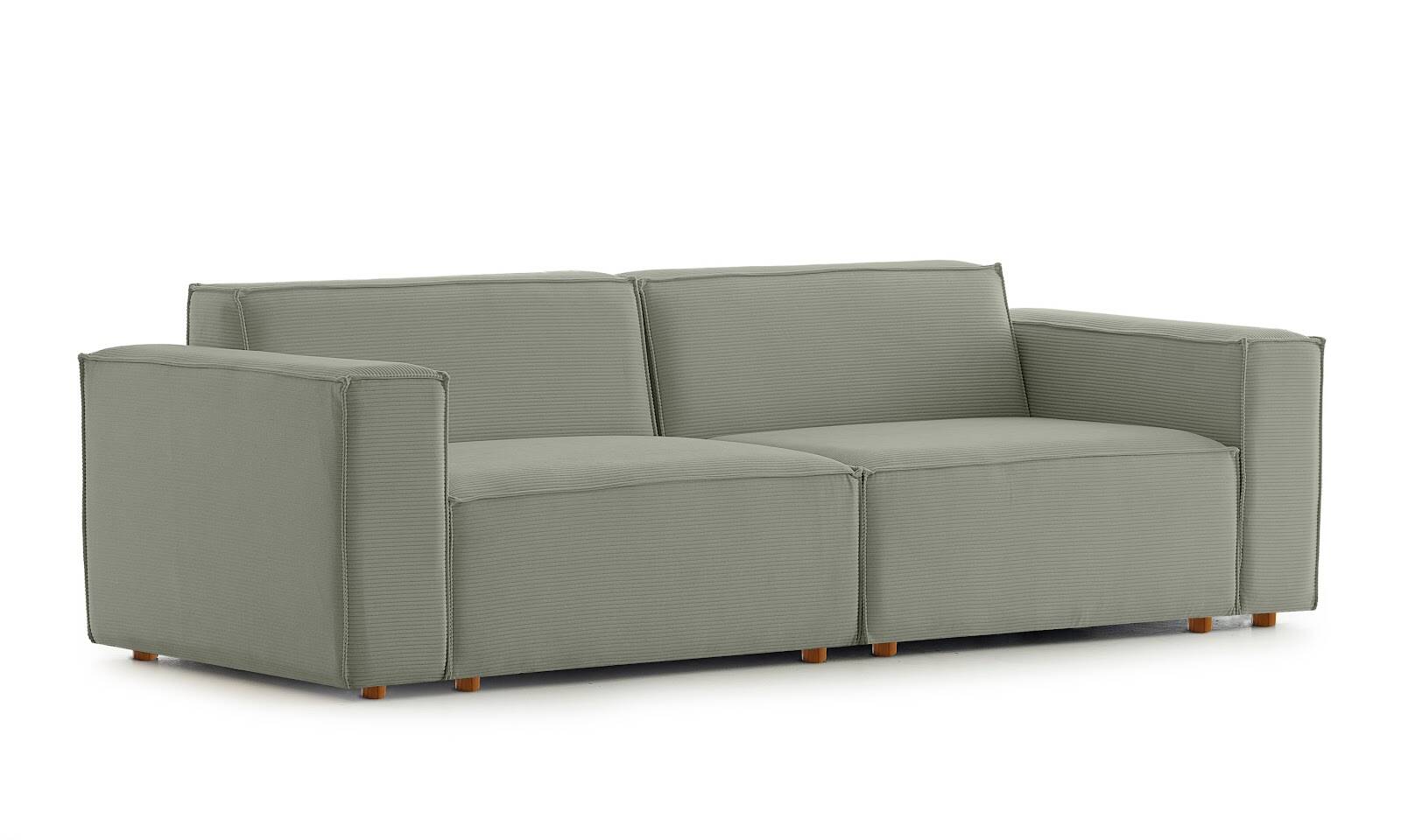 Asana Üçlü Fitilli Kadife Su Yeşili - 4