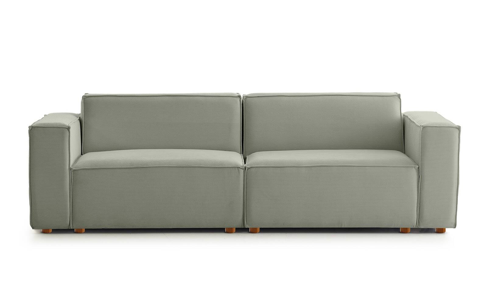 Asana Üçlü Fitilli Kadife Su Yeşili - 1