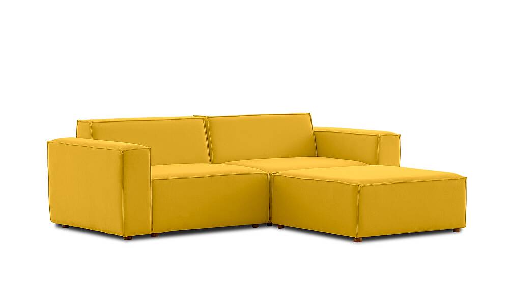 Asana Üçlü Koltuk ve Puf Takım Ürünü - 16