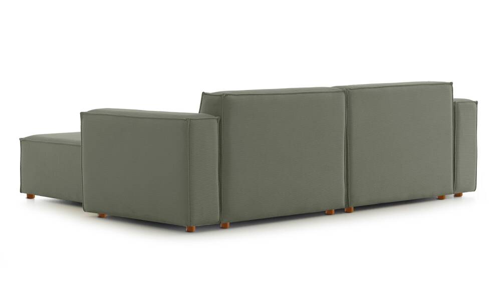 Asana Üçlü Puf Fitilli Kadife Su Yeşili - 6