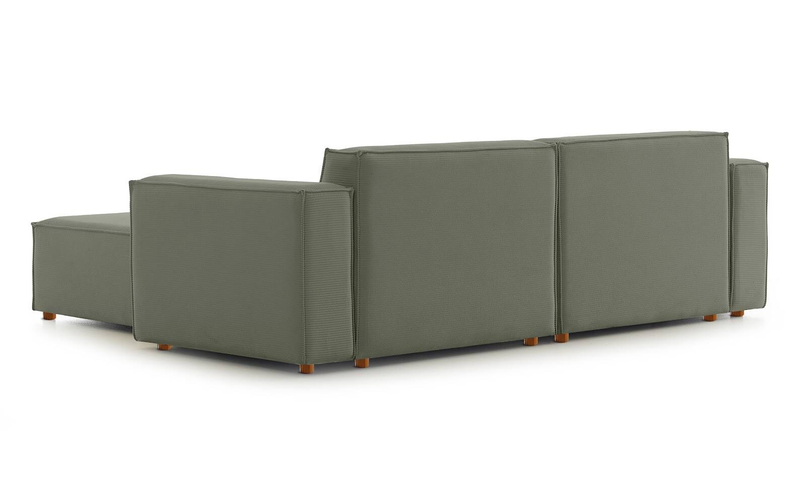 Asana Üçlü Puf Fitilli Kadife Su Yeşili - 6