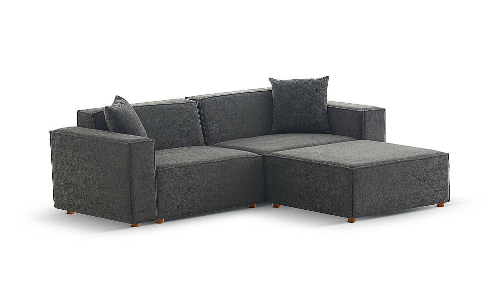 Asana Üçlü ve Puf Takım Ürünü  - 6