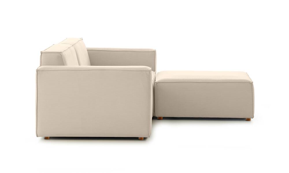 Asana UcluPuf FitilliKadife Vizon - 3