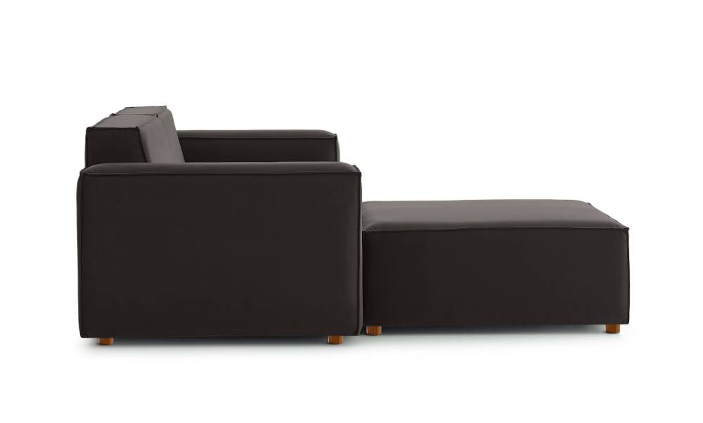 Asana UcluPuf Kadife Antrasit - 3