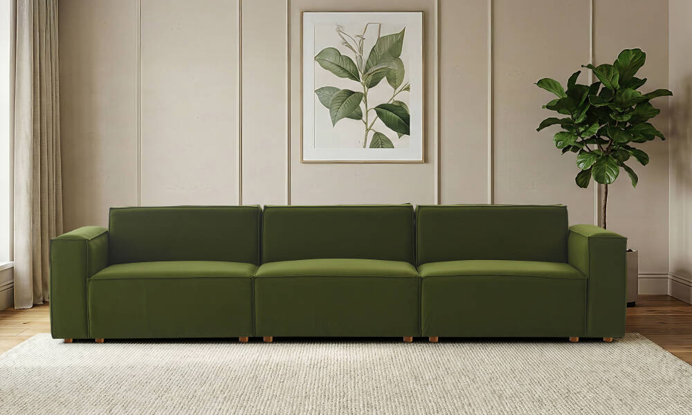 Asana 3 Tekli - Kadife (1)