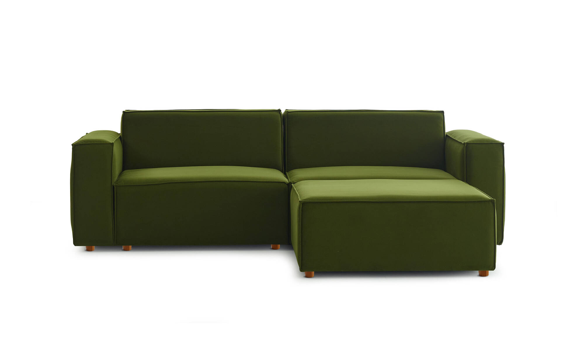 Asana Üçlü ve Puf - Kadife - 4