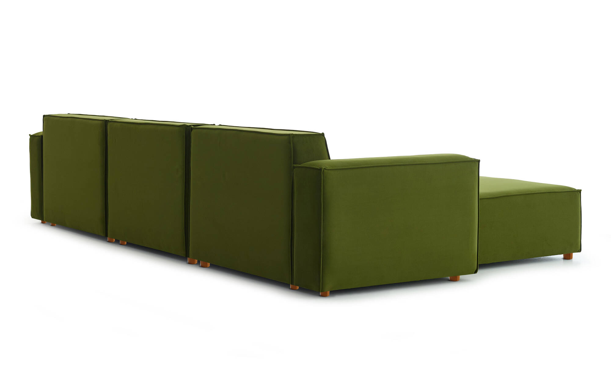 Asana 3 Tekli ve Puf - Kadife - 5