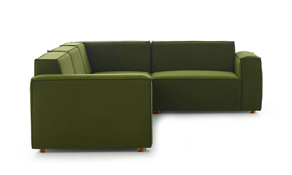 Asana 3 Tekli Köşe - Kadife - 6