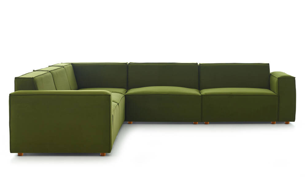 Asana 4 Tekli Köşe - Kadife - 4