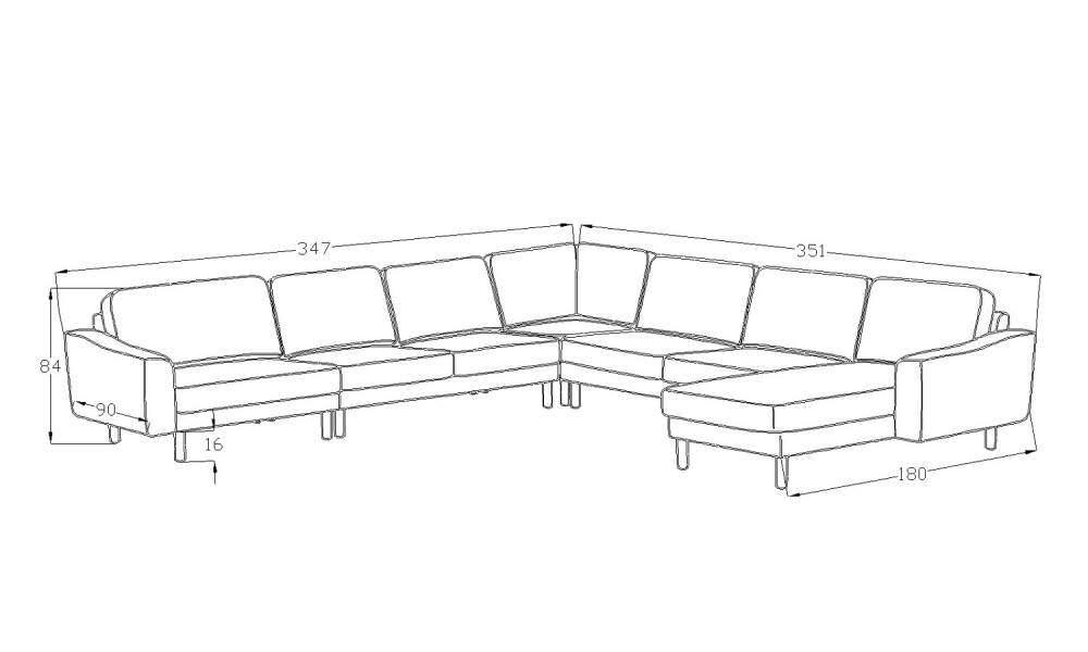Lotus Uzanmalı L Köşe Koltuk - 5
