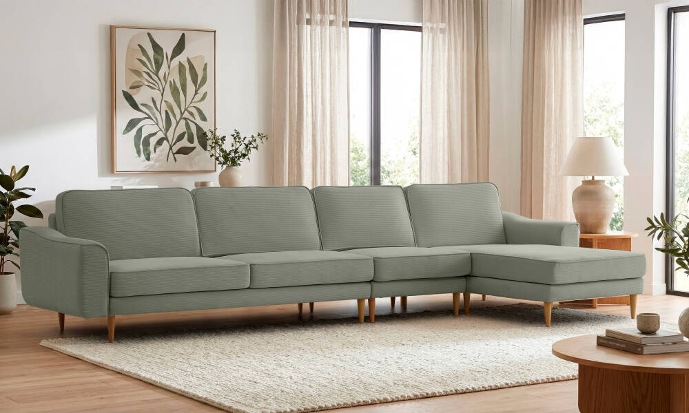 Lotus Dörtlü Uzanmalı - Fitilli Kadife (1)