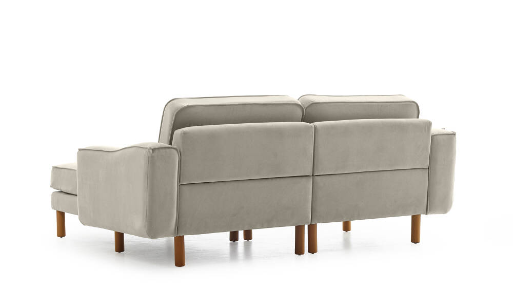 Lotus Tekli Uzanmalı - Kadife - 4